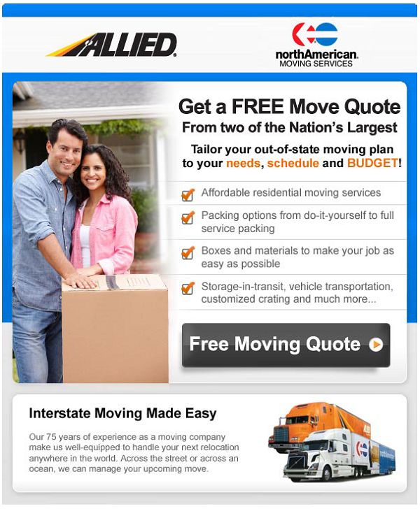 free moving quote