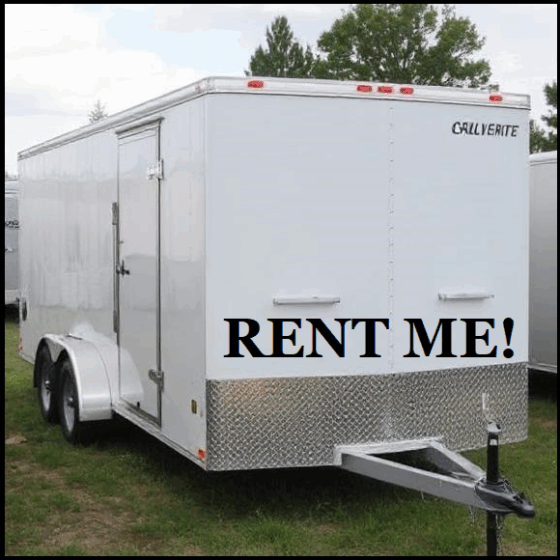 Fiber Trailer Rental Rates Enclosed Trailer Rental - Rent A Cargo Trailer